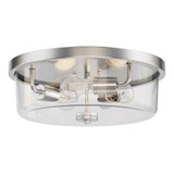 Fuller 3 Light Flush Mount 5.5 Inch Tall and 16 Inch Wide by Maxim - 5693
