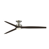 Spitfire Flush Ceiling Fan with Light Kit 12 X 72 Inch Wide by Fanimation - FPD6721-72DWLKF