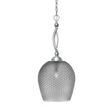 Bow 1 Light Chain Hung Pendant 26.25 Inch Tall and 12 Inch Wide by Toltec - 271-2625-12