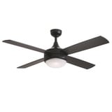 Quattro 4 Blade Ceiling Fan with Light Kit 17.5 and 52 Inch Wide by Maxim - 88784