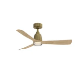 Kute Ceiling Fan with Double Walled Light Kit 44 Inch Wide by Fanimation - FPD8547-DWLK