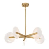 Ainslie 4W 5 LED Chandelier 8 Inch Tall and 30 Inch Wide by Savoy House - 1-9305-5