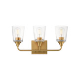 Hudson 3 Light Bath Vanity 9.75 Inch Tall and 20.5 Inch Wide by Maxim - 12883