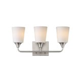 Hudson 3 Light Bath Vanity 9.75 Inch Tall and 20.5 Inch Wide by Maxim - 12883