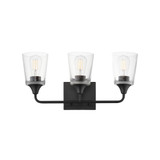 Hudson 3 Light Bath Vanity 9.75 Inch Tall and 20.5 Inch Wide by Maxim - 12883