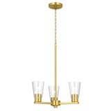 Stamos 3 Light Chandelier 15.5 Inch Tall and 18 Inch Wide by Kichler - 52435_1