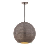 Aurelia 1 Light Pendant 12.5 Inch Tall and 13.5 Inch Wide by Maxim - 29132