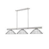 Vanguard 3 Light Billiard 9 Inch Tall and 15.75 Inch Wide by Z Lite - 3050-3-1575