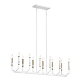 Armand 12 Light Chandelier 20 Inch Tall and 43 Inch Length by Kichler - 52350