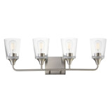 Hudson 4 Light Bath Vanity 9.75 Inch Tall and 28.25 Inch Wide by Maxim - 12884