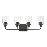 Hudson 4 Light Bath Vanity 9.75 Inch Tall and 28.25 Inch Wide by Maxim - 12884