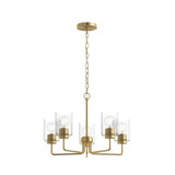 Merry 5 Light Chandelier 15 Inch Tall and 22 Inch Wide by Progress - P400483