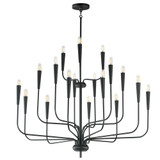 Vela 18 Light Chandelier 43 Inch Tall and 40 Inch Wide by Maxim - 24818