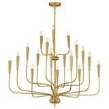 Vela 18 Light Chandelier 43 Inch Tall and 40 Inch Wide by Maxim - 24818