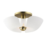 Poppy 4W 1 LED Flush Mount 7.25 Inch Tall and 17.75 Inch Wide by Maxim - 11399