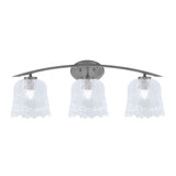 Kurve 3 Light Bath Bar 10.25 Inch Tall and 29.25 Inch Length by Toltec - 3723-1025-2925