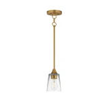 Hudson 1 Light Mini Pendant 8 Inch Tall and 4.75 Inch Wide by Maxim - 92880