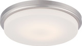 Dale 16W 1 LED 13 Inch Wide Flush Mount by Nuvo - 62-09