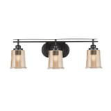 Odyssey 3 Light Bath Bar 8.75 Inch Tall and 27.25 Inch Length by Toltec - 2613-875-2725