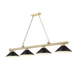 Cordon 4 Light Billiard 14.5 Inch Tall and 14 Inch Wide by Z Lite - 2306-4-BILL-MSHADE_1