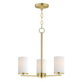 Lateral 3 Light Chandelier 18 Inch Tall and 18 Inch Wide by Maxim - 10287