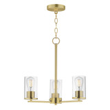 Lateral 3 Light Chandelier 18 Inch Tall and 18 Inch Wide by Maxim - 10287