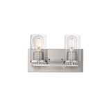 Lateral 2 Light Bath Vanity 7.75 Inch Tall and 12 Inch Wide by Maxim - 10282CL