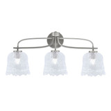 Cavella 3 Light Bath Bar 12.5 Inch Tall and 28.25 Inch Length by Toltec - 3913-125-2825