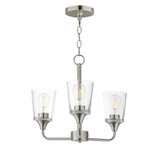 Hudson 3 Light Chandelier 15.25 Inch Tall and 19.75 Inch Wide by Maxim - 12873