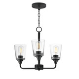 Hudson 3 Light Chandelier 15.25 Inch Tall and 19.75 Inch Wide by Maxim - 12873