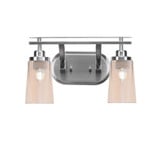 Odyssey 2 Light Bath Bar 9.75 Inch Tall and 15.5 Inch Length by Toltec - 2612-975-155