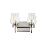 Goblet 2 Light Bath Vanity 14 Inch Tall and 8.75 Inch Wide by Maxim - 26132