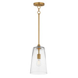 Hudson 1 Light Pendant 14.5 Inch Tall and 7.75 Inch Wide by Maxim - 12886