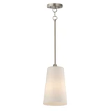 Hudson 1 Light Pendant 14.5 Inch Tall and 7.75 Inch Wide by Maxim - 12886