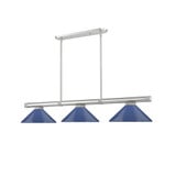 Vanguard 3 Light Billiard 8.5 Inch Tall and 14.25 Inch Wide by Z Lite - 3050-3