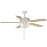 Super Max 5 Blade Ceiling Fan with Light Kit 20 and 52 Inch Wide by Maxim - 88936