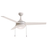 Trio Pull 3 Blade Ceiling Fan 17.5 Inch Tall and 52 Inch Wide by Maxim - 88793