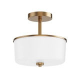 Fuller 2 Light Flush Mount 10 Inch Tall and 10.75 Inch Wide by Maxim - 5692