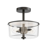 Fuller 2 Light Flush Mount 10 Inch Tall and 10.75 Inch Wide by Maxim - 5692
