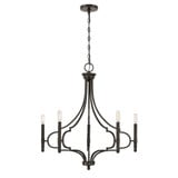 Woodlawn 5 Light Chandelier 29.88 Inch Tall and 28 Inch Wide by Savoy House - 1-5999-5