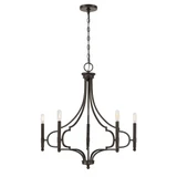 Woodlawn 5 Light Chandelier 29.88 Inch Tall and 28 Inch Wide by Savoy House - 1-5999-5