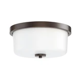 Fuller 2 Light Flush Mount 5.5 Inch Tall and 11.75 Inch Wide by Maxim - 5691