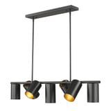 Lumina 7 Light Linear Chandelier 8.75 Inch Tall X 13.75 Inch Wide by Z Lite - 7520-7L