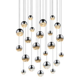 Jeasat Circle 24 LED Assorted Pendant 3.75 Inch Tall and 27 Inch Wide - 181-BEL-492892