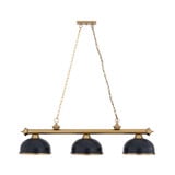 Cordon 3 Light Billiard 14.5 Inch Tall and 13.25 Inch Wide by Z Lite - 2306-3-BILL-D13MSHADE