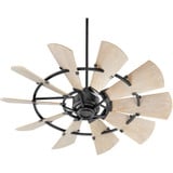Windmill Patio Fan in style 52 inches wide by 16.46 inches high by Quorum  - 195210