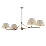 Dunbridge 4 Light Linear Pendant 11 Inch Tall and 27.75 Inch Wide by Maxim - 18414