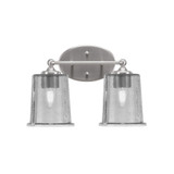 Capri 2 Light Bath Bar 9.25 Inch Tall and 14 Inch Length by Toltec - 5912-925-14