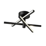 Knoll 40W 3 LED Flush Mount 7.38 Inch Tall and 18.5 Inch Wide by AFX - KNOF18LAJUD