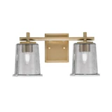 Franklin 2 Light Bath Bar 7.75 Inch Tall and 15.25 Inch Length by Toltec - 1212-775-2525